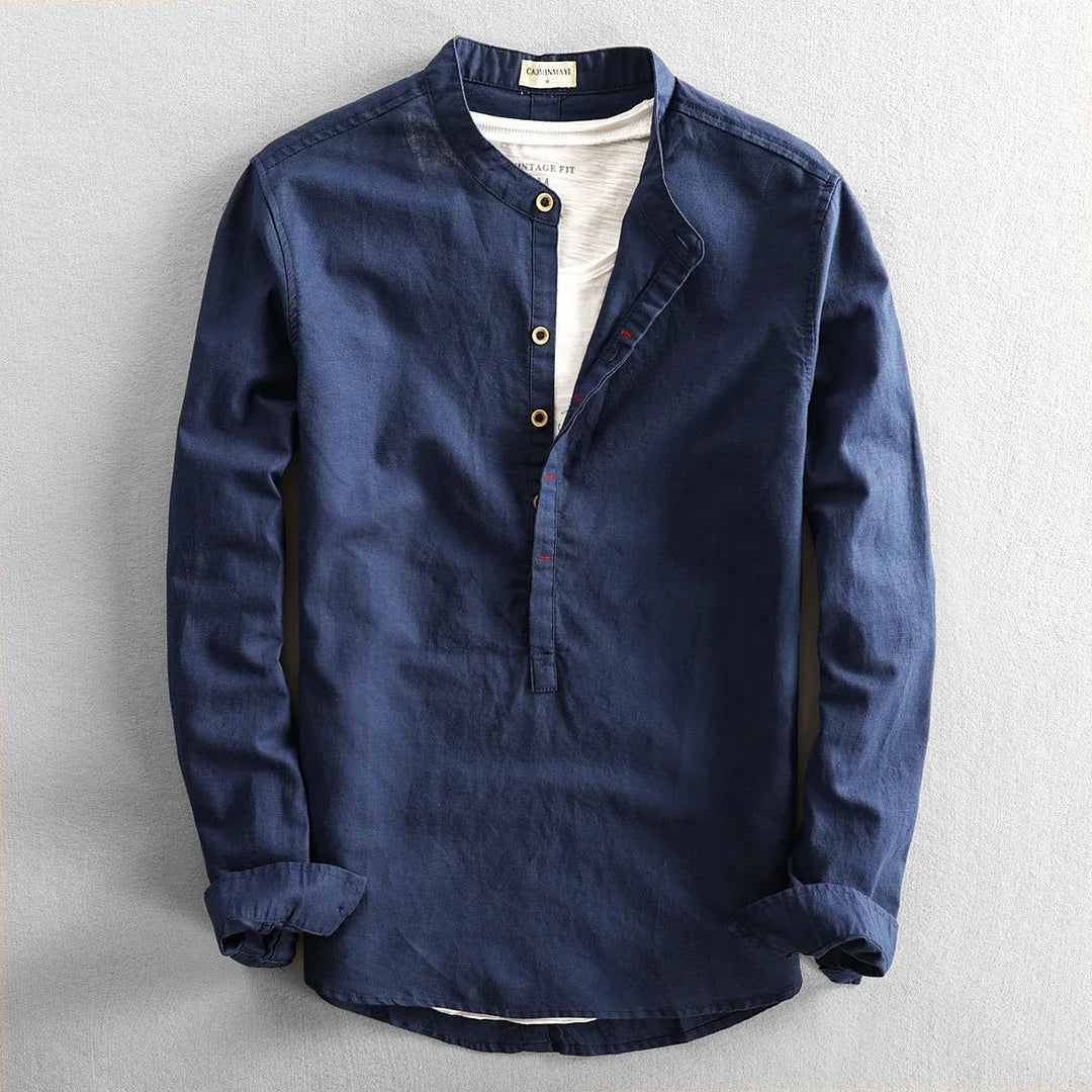 Provence Long Sleeve Linen Shirt (Pack of 3)