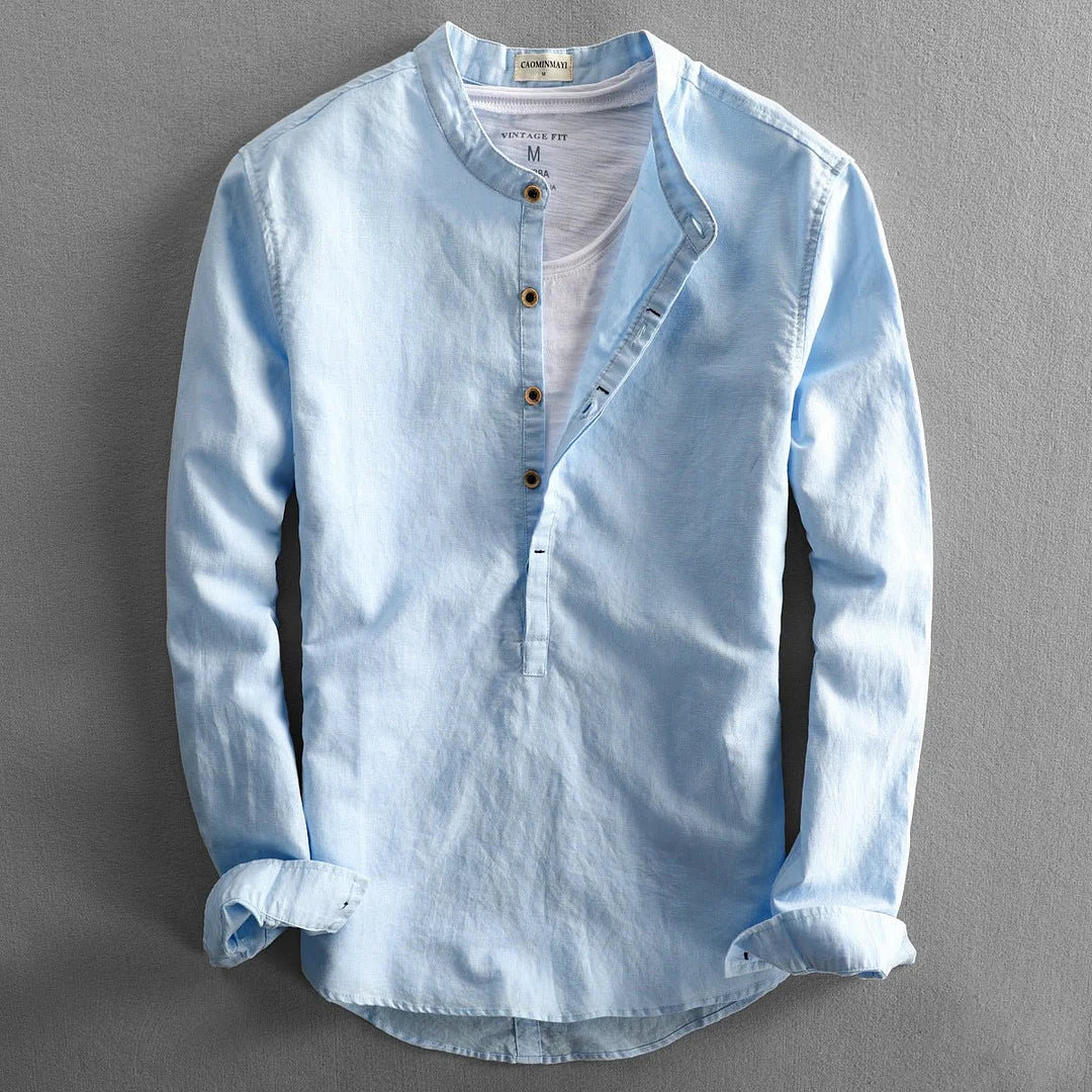 Provence Long Sleeve Linen Shirt (Pack of 3)
