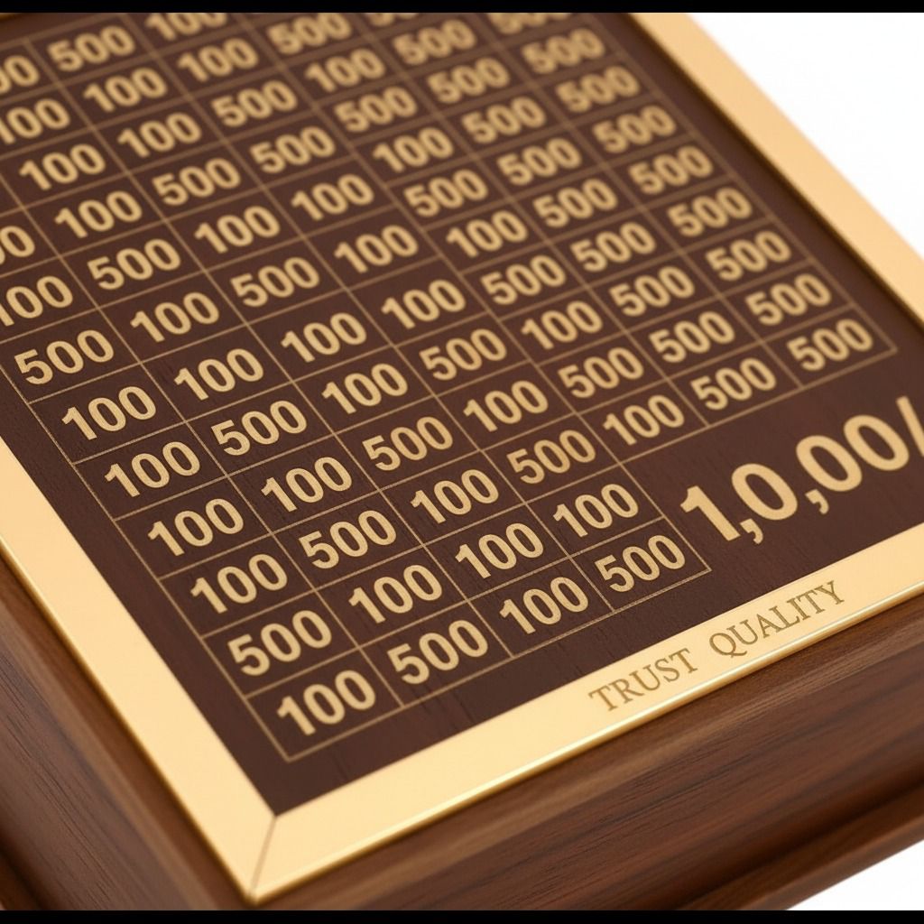 HANDCRAFTD Money Saving Box for Adults and Kids - 100000 Piggy Bank with Large Capacity for Challenge Goals