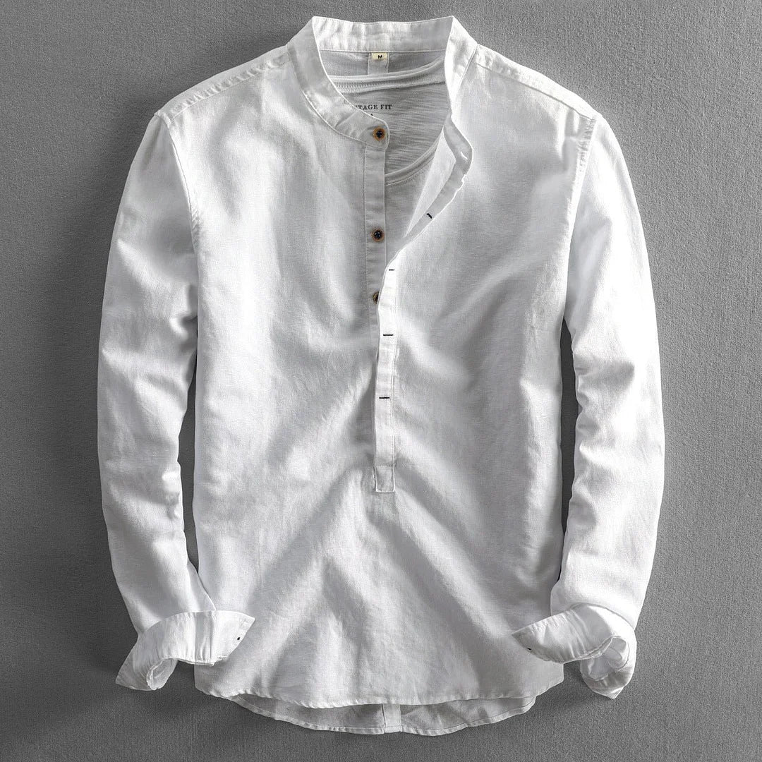 Provence Long Sleeve Linen Shirt (Pack of 3)